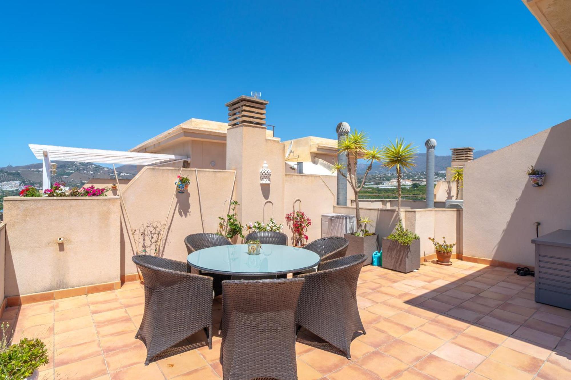 Penthouse Mirador 5B Casasol Apartment Nerja Ngoại thất bức ảnh